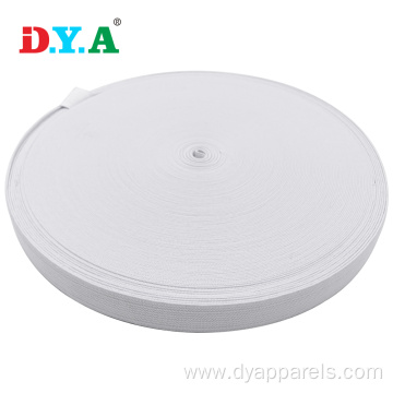 Wholesale Cheap White Polyester Knitted Elastic for Garment